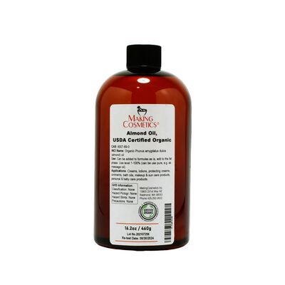 Almond Oil, USDA Certified Organic