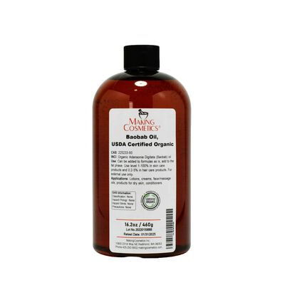 Baobab Oil, USDA Certified Organic