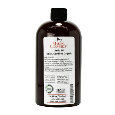 Amla Oil, USDA Certified Organic
