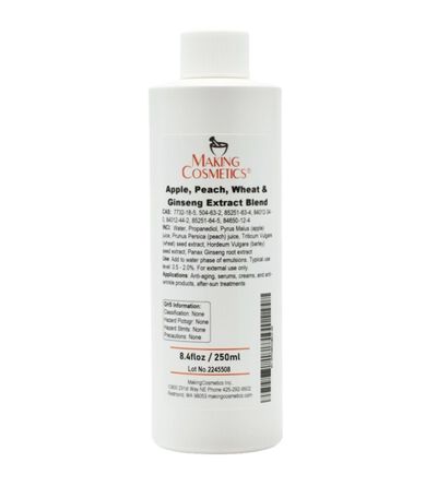 Apple, Peach, Wheat & Ginseng Extract Blend