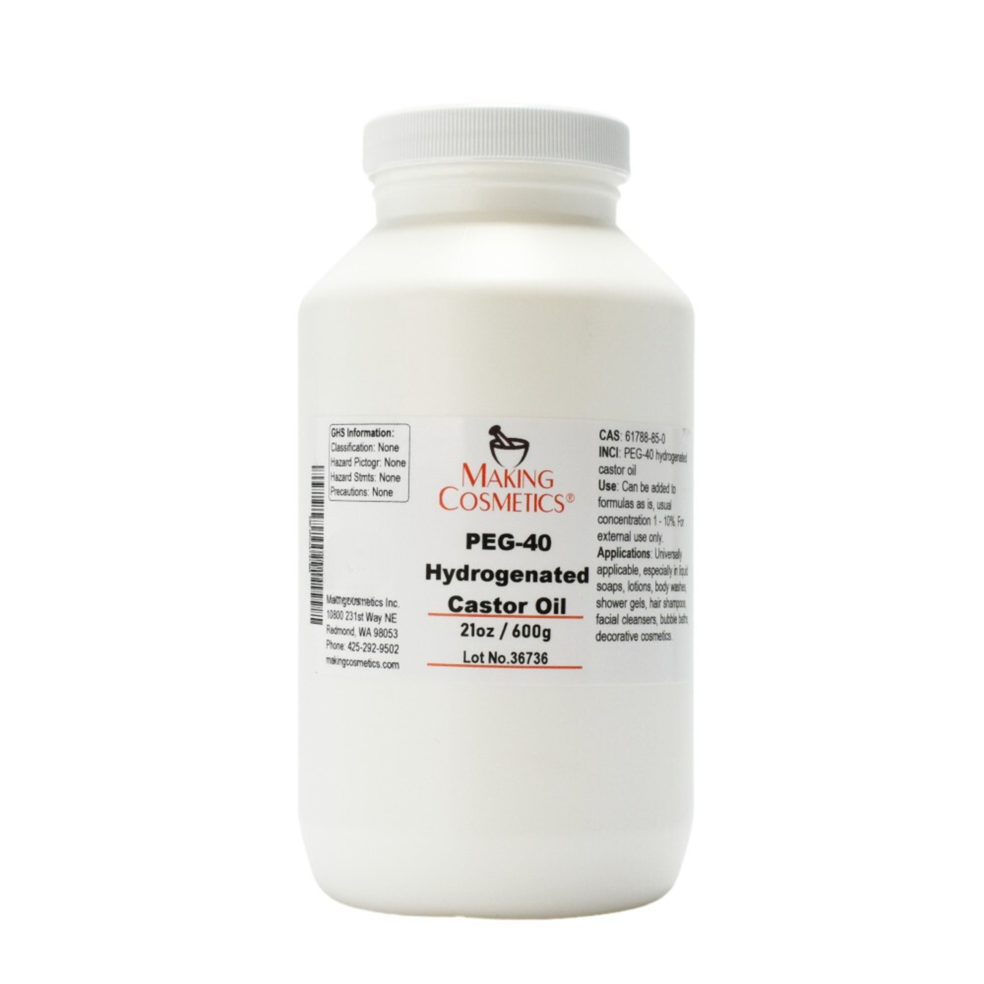 PEG-40 Hydrogenated Castor Oil image number 0