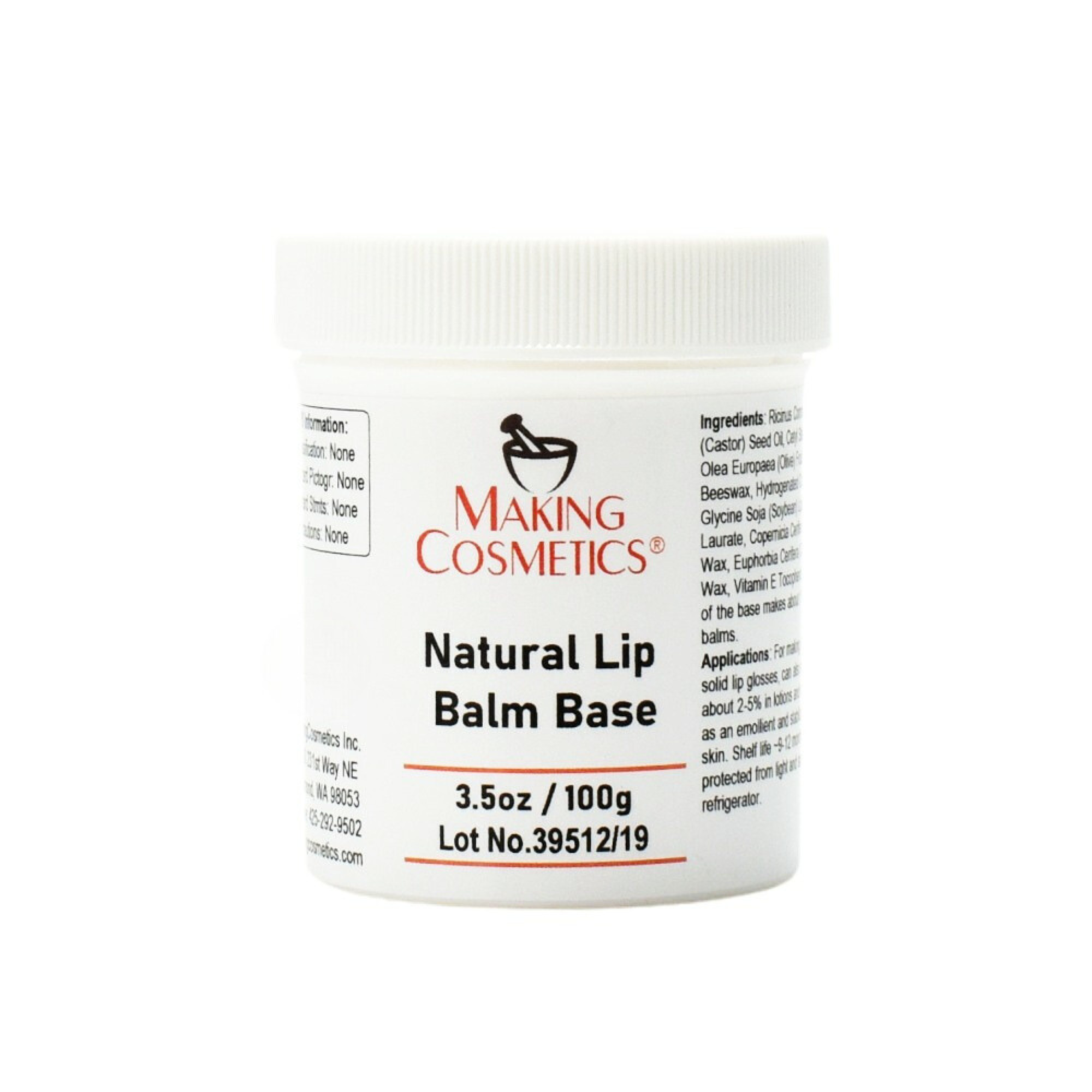 Natural Lip Balm Base image number 0