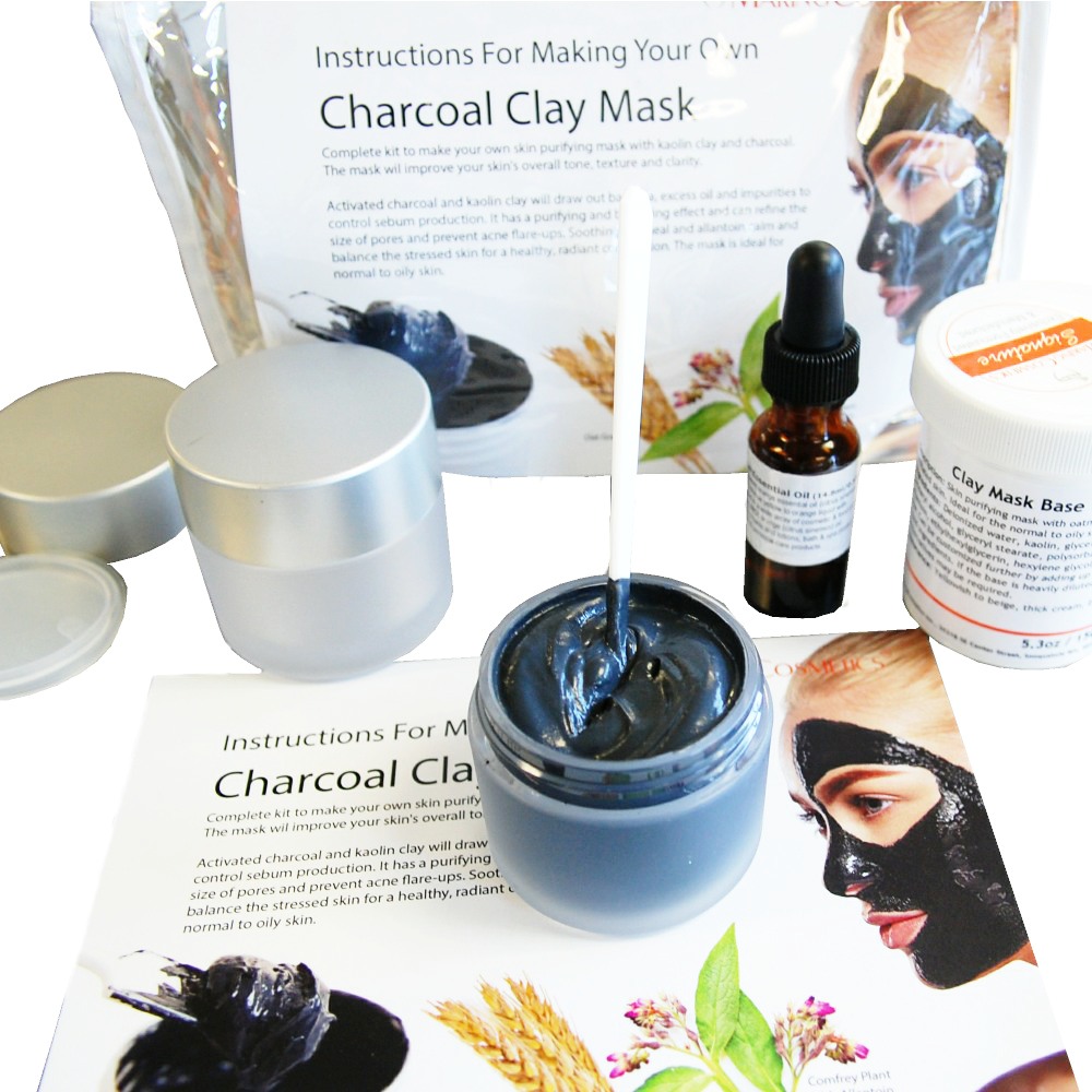 Charcoal Clay Mask Kit image number null
